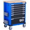 Bgs Technic Įrankių spintelė ant ratukų | su įrankiais | 7 stalčiai | 263 vnt (6066)