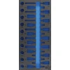 Bgs Technic Įrankių vežimėlio įdėklas | 1/3 | BGS 4119 Torx rinkiniui | 408 × 189 × 32 mm | BGS (4119-1)