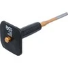 Bgs Technic Iškalėjas su gumine rankena – CrV, grūdintas, lakuotas kotas – Ø10 × 240 mm (9082)