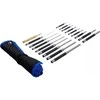 Bgs Technic Išmušėjų rinkinys – ekstra ilgi, grūdinti – 100/150/200 mm, 1,5–9,5 mm, su centruokliu – 18 vnt (1695)
