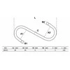 Bgs Technic Kabliukų rinkinys | S formos | 100 mm | 5 vnt. (88325)