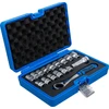 Bgs Technic Kiauryminių galvučių rinkinys | Gear Lock | 10–24 mm | 72 dantų | 17 vnt. (74712)
