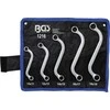 Bgs Technic Kilpinių raktų komplektas | S-tipas | 10x11 - 18x19 mm | 5 vnt. (1216)