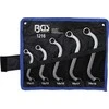 Bgs Technic Kilpinių raktų komplektas | S-tipas | 10x11 - 18x19 mm | 5 vnt. (1216)