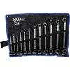 Bgs Technic Kilpinių raktų rinkinys | lenkti galai | 6x7 - 30x32 mm | 12 vnt. (1214)
