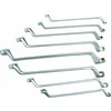 Bgs Technic Kilpinių raktų rinkinys | lenkti galai | 6x7 - 20x22 mm | 8 vnt. (1212)