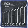 Bgs Technic Kilpinių raktų rinkinys | lenkti galai | 6x7 - 20x22 mm | 8 vnt. (1209)