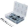 Bgs Technic Kniedžių asortimentas | juodos | Aliuminis | Ø 3.2 - 4.8 mm | 200 vnt. (85224)