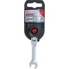Bgs Technic Kombinuotas raktas su terkšle | trumpas | šarnyrinis | 9 mm (6909)