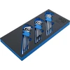 Bgs Technic L formos raktų rinkinys įdėkle BGS | HEX, TORX, TORX Security | 27 vnt. (74259)