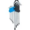 Bgs Technic L tipo raktų rinkinys | ilgas tipas | T-Star (Torx) / T-Star su skylutėm (Torx) T10 - T50 | 9 vnt. (794)