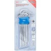 Bgs Technic L tipo raktų rinkinys | ilgas tipas | hex šešiakampis / hex šešiakampis su šarnyru | 1,5 - 10 mm | 13 vnt. (9799)