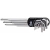 Bgs Technic L tipo raktų rinkinys | ilgiausias tipas | 5-kampiai | T-Star (Torx Plus) TS10 - TS50 | 9 vnt. (777)