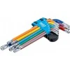 Bgs Technic L tipo raktų rinkinys | spalvoti | T-Star su skylutėm (Torx) T10 - T50 | 9 vnt. (74461B)