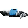 Bgs Technic L tipo raktų rinkinys | trumpi | T-Star su skylutėm (Torx) T10 - T50 | 9 vnt. (809)