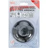 Bgs Technic Lėkštelė tepalo filtrui | 15-kampų | Ø 80 - 82 mm | Honda, Mazda, Nissan, Subaru, Toyota (1039-80-82)