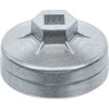 Bgs Technic Lėkštelė tepalo filtrui aliumininė | 14-kampų | Ø 64 mm | Daihatsu, Fiat, Nissan, Toyota (1042)