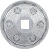 Bgs Technic Lėkštelė tepalo filtrui aliumininė | 14-kampų | Ø 64 mm | Daihatsu, Fiat, Nissan, Toyota (1042)