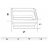 Bgs Technic Magnetinių indų rinkinys | Silikonas | lanksčios | 4 vnt. (74502B)