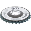 Bgs Technic Neaustinis lapelinis šlifavimo diskas | K240 | Ø 115 mm (74475)