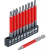 Bgs Technic Neslystantys magnetiniai sukimo antgaliai | PZ, T ir SL profiliai | 1/4" | 70 mm | 10 vnt. (4831)