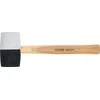 Bgs Technic Plaktukas guminis | Hickory rankena | juoda / balta galva Ø 63 mm, 840 g (1969)