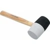 Bgs Technic Plaktukas guminis | Hickory rankena | juoda / balta galva Ø 63 mm, 840 g (1969)