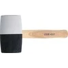 Bgs Technic Plaktukas guminis | Hickory rankena | juoda / balta galva Ø 63 mm, 840 g (1969)