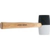 Bgs Technic Plaktukas guminis | Hickory rankena | juoda / balta galva Ø 63 mm, 840 g (1969)