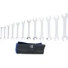 Bgs Technic Plokščių raktų rinkinys atvirais galais | 6x7 - 30x32 mm | 12 vnt. (1184)
