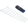 Bgs Technic Plokščių raktų rinkinys atvirais galais | 6x7 - 30x32 mm | 12 vnt. (1184)
