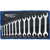 Bgs Technic Plokščių raktų rinkinys atvirais galais | 6x7 - 30x32 mm | 12 vnt. (1184)