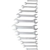 Bgs Technic Plokščių raktų rinkinys atviru galu | 6 - 32 mm | 12 vnt. (30601)