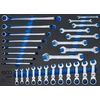 Bgs Technic Plokščių, žiedinių ir terkšlinių raktų rinkinys BGS | 6–22 mm | 28 vnt. (4008)