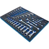 Bgs Technic Plokščių, žiedinių ir terkšlinių raktų rinkinys BGS | 6–22 mm | 28 vnt. (4008)