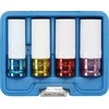 Bgs Technic Plonasienių smūginių galvučių rinkinys su apsaugom | 12,5 mm (1/2") | 17/19/21/22 mm | 4 vnt. (9847)