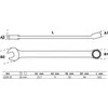 Bgs Technic Raktas kombinuotas | ilgas tipas | 22 mm (1229-22)