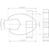 Bgs Technic Raktas "varnos koja" | 10 mm (3/8") | 16 mm (1756-16)