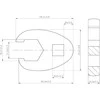Bgs Technic Raktas "varnos koja" | 10 mm (3/8") | 18 mm (1756-18)