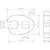 Bgs Technic Raktas "varnos koja" | 10 mm (3/8") | 11 mm (1756-11)