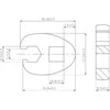 Bgs Technic Raktas "varnos koja" | 10 mm (3/8") | 10 mm (1756-10)