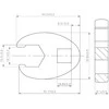 Bgs Technic Raktas "varnos koja" | 10 mm (3/8") | 15 mm (1756-15)