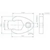 Bgs Technic Raktas varnos koja | 12.5 mm (1/2") | 33 mm (1759-33)