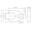 Bgs Technic Raktas varnos koja | 12,5 mm (1/2") | 24 mm (1757-24)