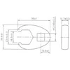 Bgs Technic Raktas varnos koja | 12,5 mm (1/2") | 23 mm (1757-23)