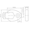Bgs Technic Raktas varnos koja | 12,5 mm (1/2") | 25 mm (1757-25)