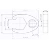 Bgs Technic Raktas varnos koja | 20 mm (3/4") | 41 mm (1759-41)