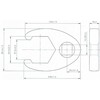 Bgs Technic Raktas varnos koja | 20 mm (3/4") | 50 mm (1759-50)