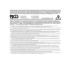 Bgs Technic Replės aušinimo žarnoms – keičiamų Bowden trosų – 635 ir 670 mm (9815)