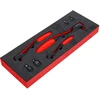 Reversinių terkšlių rinkinys su adapteriais | 6.3 mm (1/4") - 10 mm (3/8") - 12.5 mm (1/2") | 7 vnt (72122)